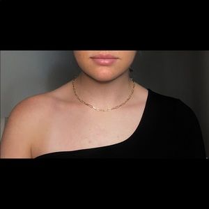 Gold chain necklace